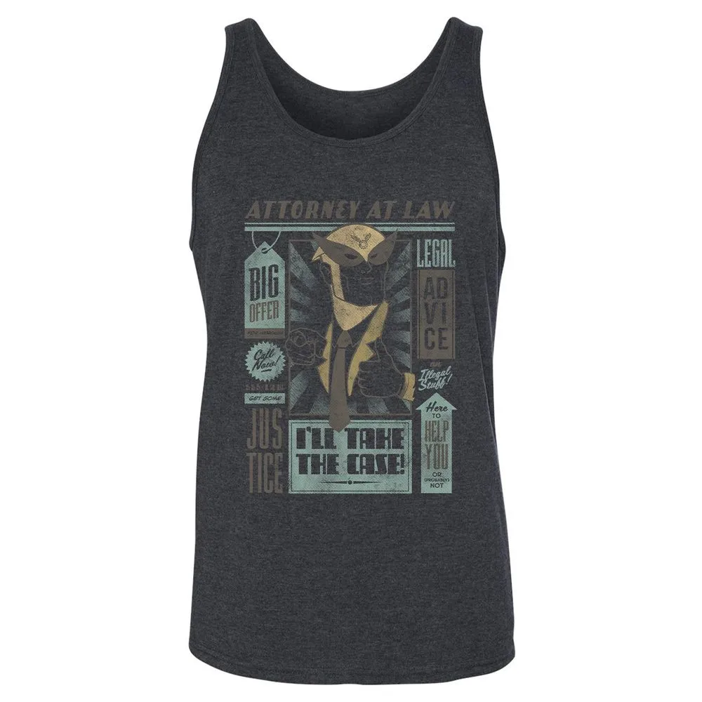 Unisex Jersey Tank - RYZ1QY46 - Dark Grey Heather - 6