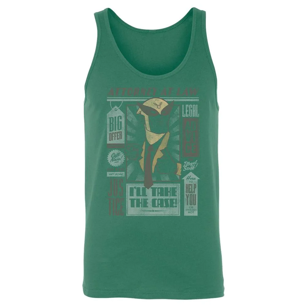 Unisex Jersey Tank - RYZ1QY46 - Kelly - 9