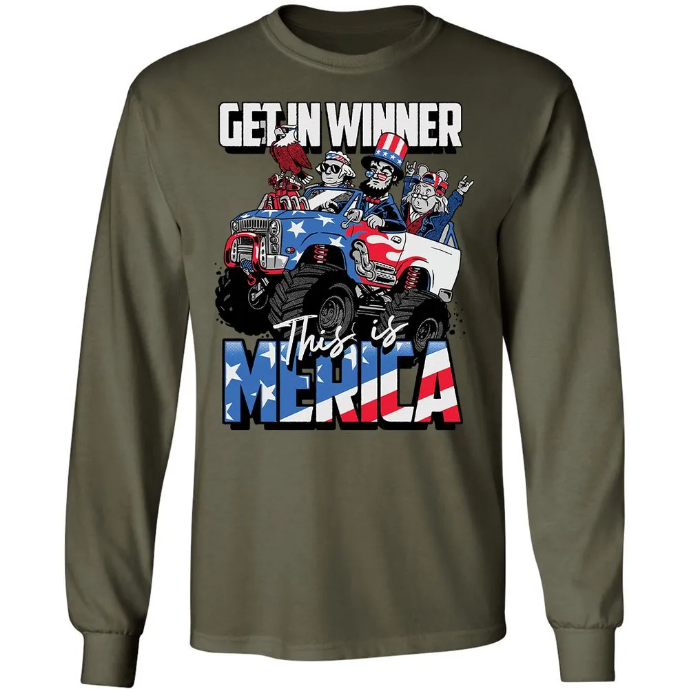 Long Sleeve T-Shirt - 1HUGY4HB - Military Green - 7