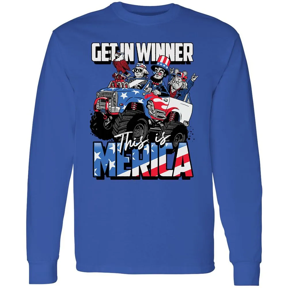 Long Sleeve T-Shirt - 1HUGY4HB - Royal - 4