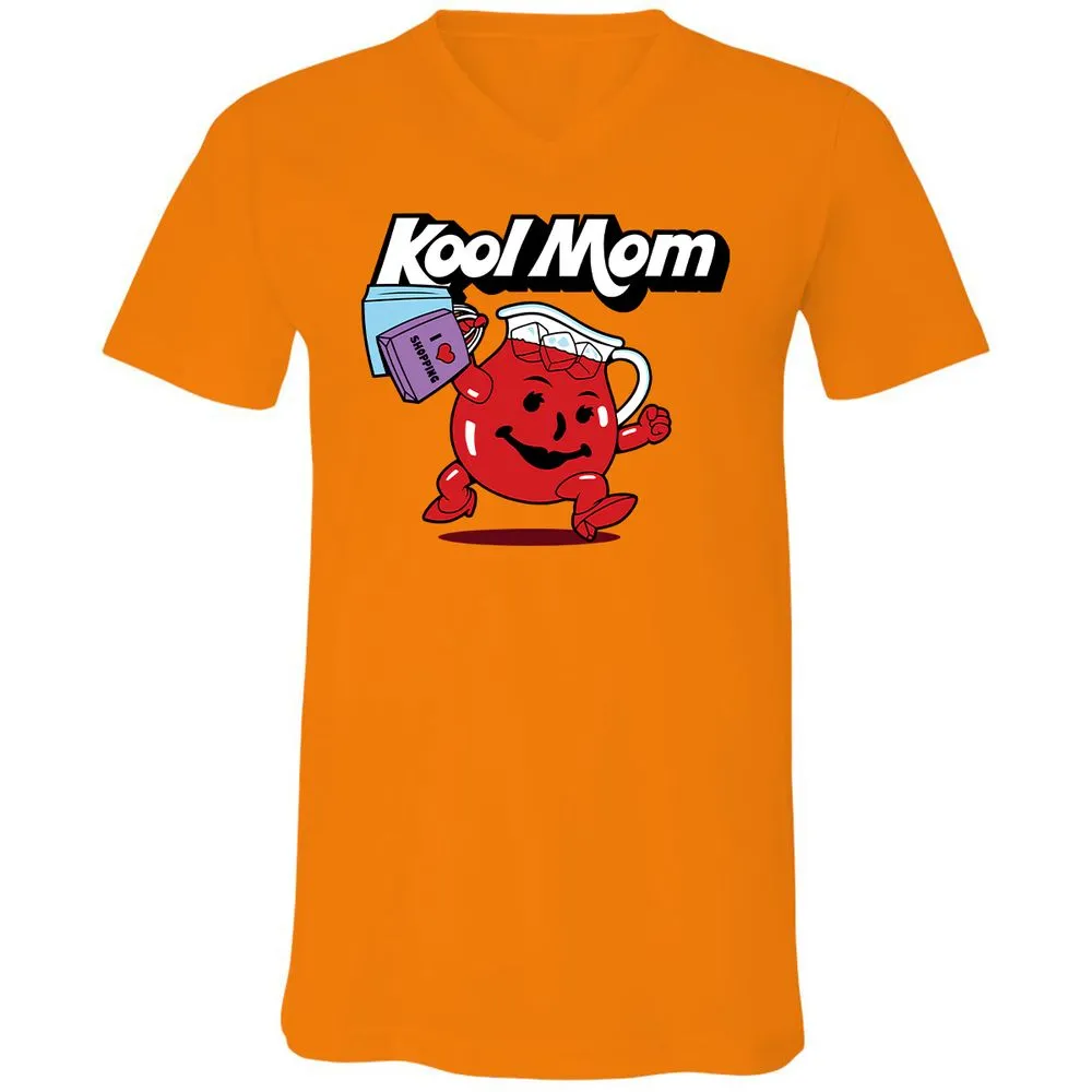 Unisex V-Neck T-Shirt - FGQTAU61 - Orange - 11