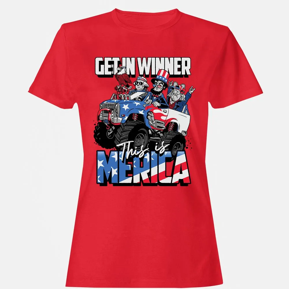 Women's T-Shirt - 8DZBFXCS - Red - 13