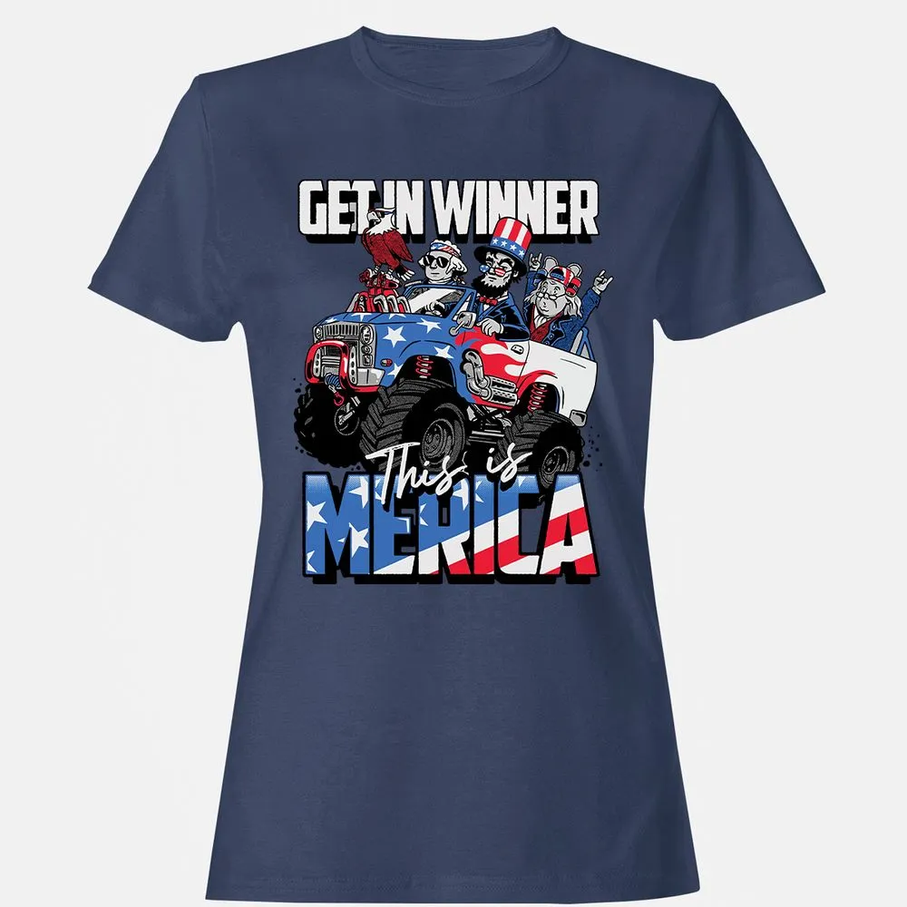 Women's T-Shirt - 8DZBFXCS - Navy - 10