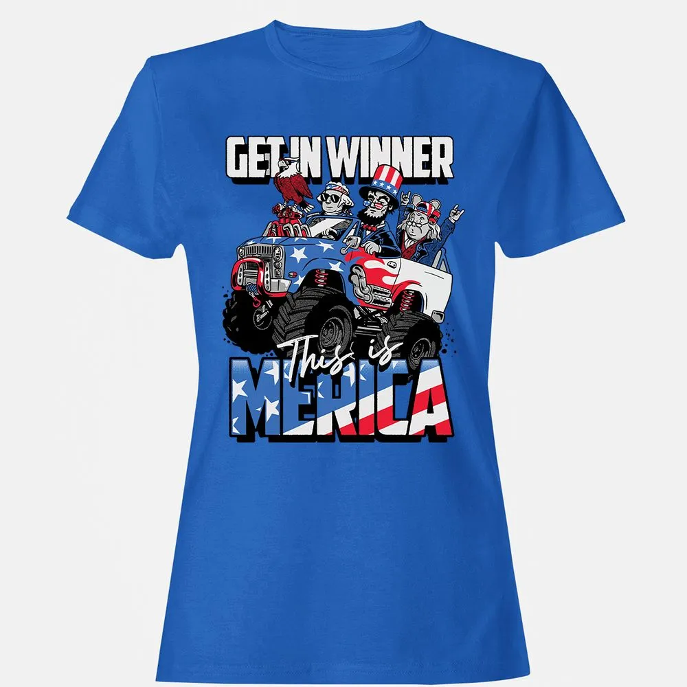 Women's T-Shirt - 8DZBFXCS - Royal - 14