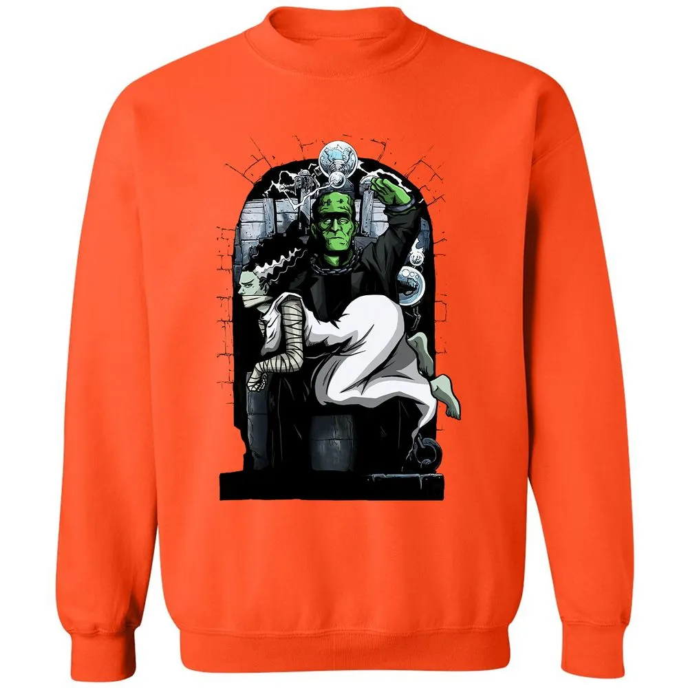 Classic Unisex Sweatshirt - 9JCLLJXY - Orange - 10