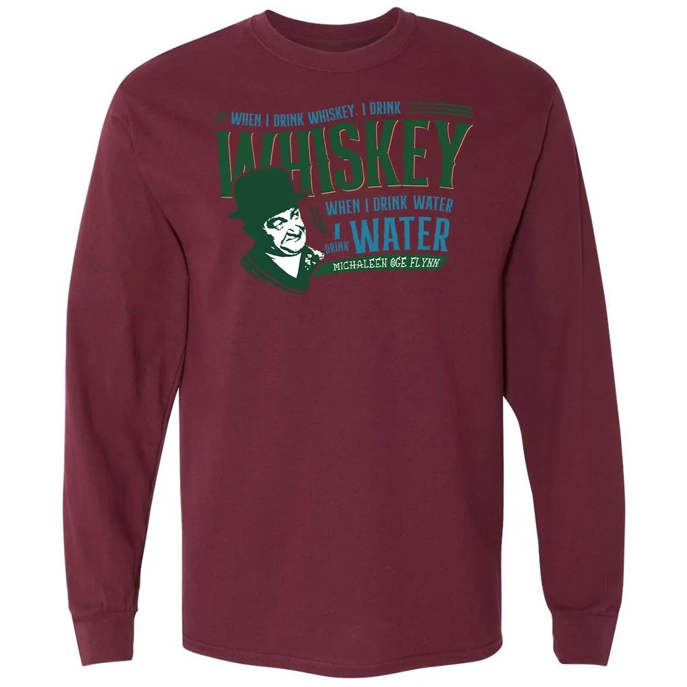 Long Sleeve T-Shirt - X24BRQPR - Maroon - 11