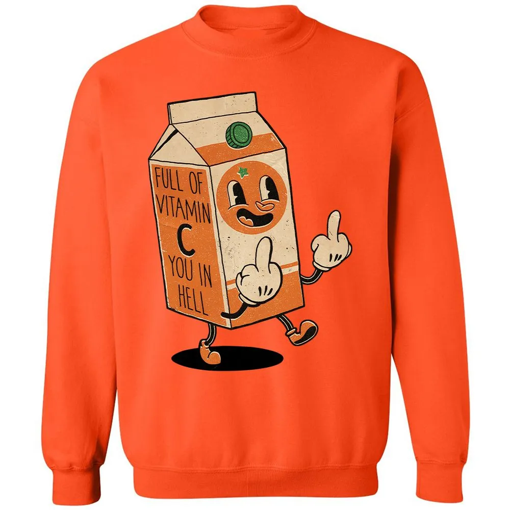 Classic Unisex Sweatshirt - KNNJH3KE - Orange - 10