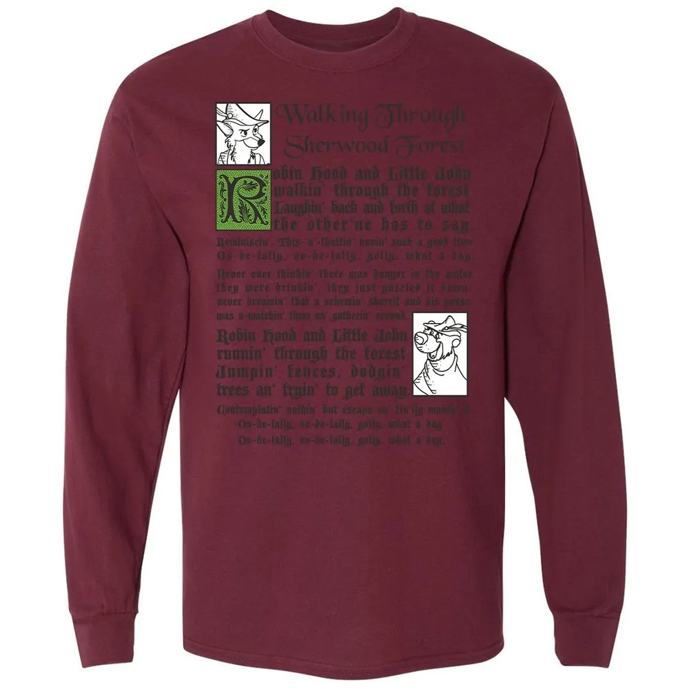 Long Sleeve T-Shirt - UTXQHSBM - Maroon - 11