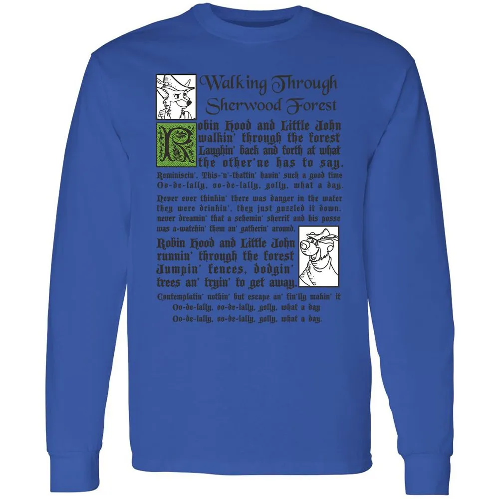 Long Sleeve T-Shirt - UTXQHSBM - Royal - 4