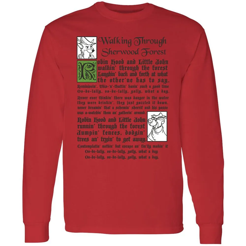 Long Sleeve T-Shirt - UTXQHSBM - Red - 14