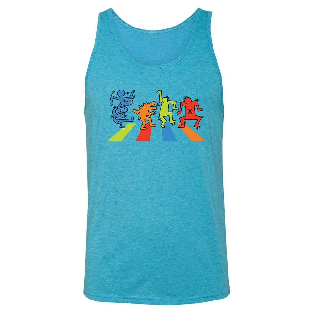 Unisex Jersey Tank - 7RVSHB69 - Aqua Triblend - 3