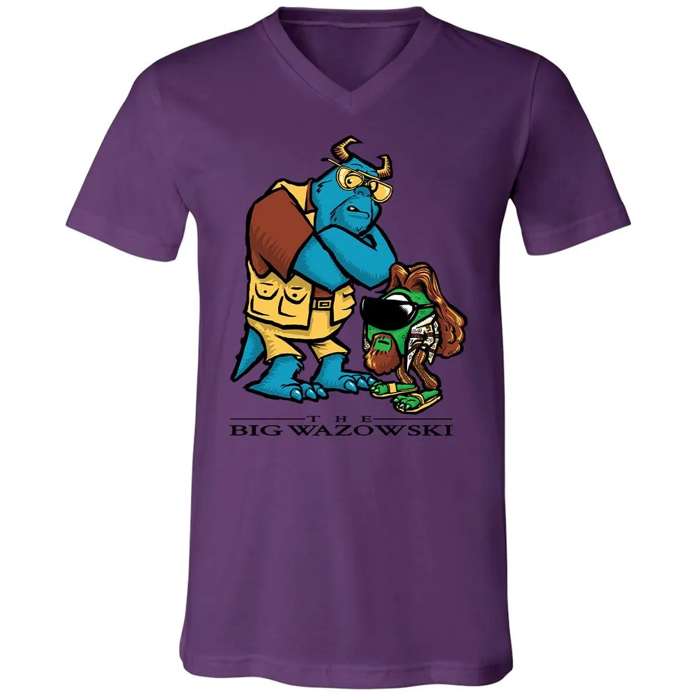 Unisex V-Neck T-Shirt - MWK2U7AQ - Team Purple - 2