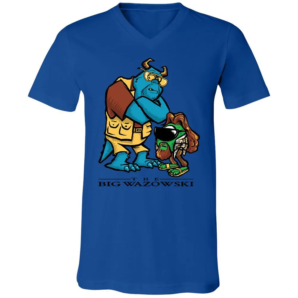 Unisex V-Neck T-Shirt - MWK2U7AQ - True Royal - 4