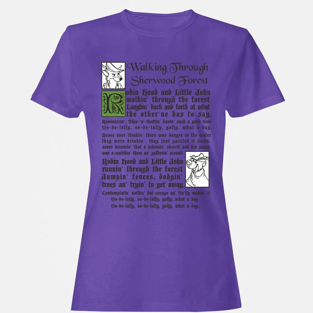 Women's T-Shirt - WWVJZNJY - Purple - 12
