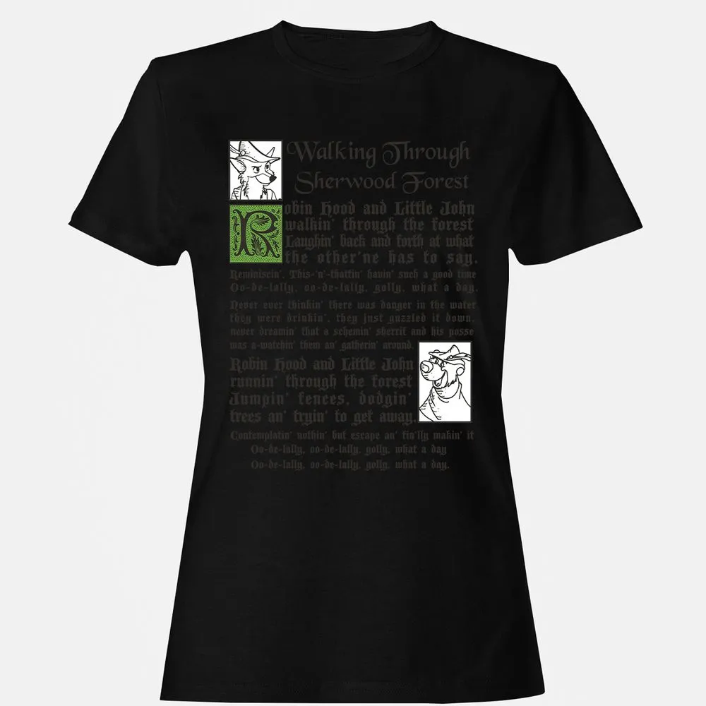 Women's T-Shirt - WWVJZNJY - Black - 16