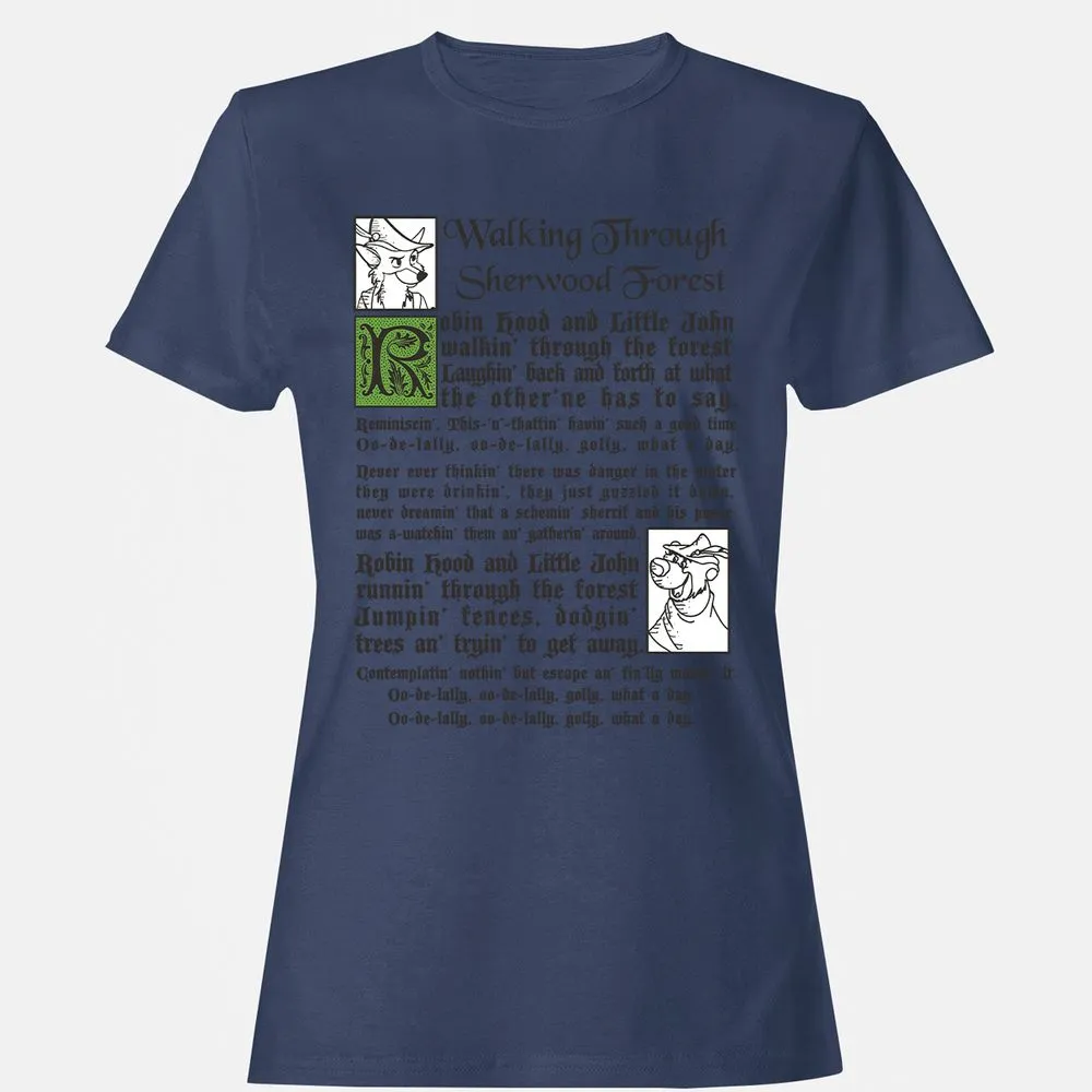 Women's T-Shirt - WWVJZNJY - Navy - 10