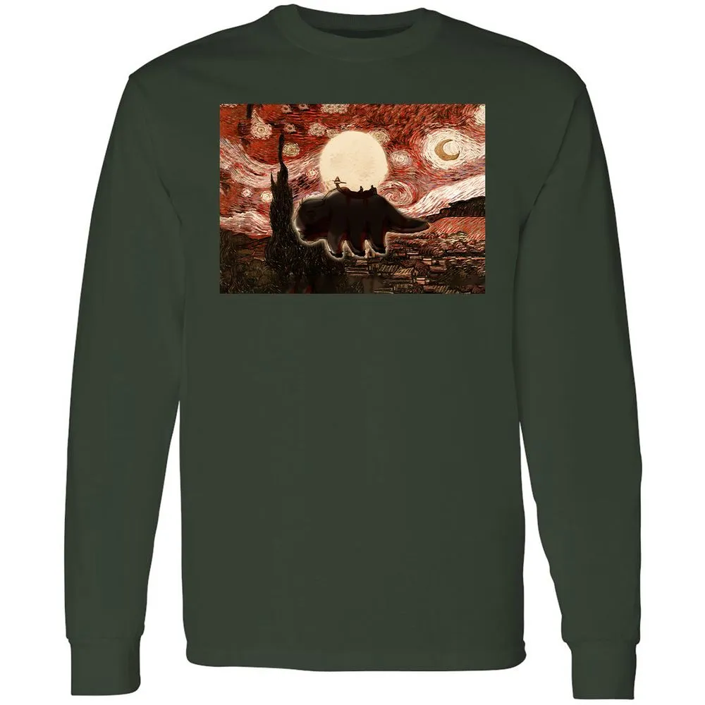 Long Sleeve T-Shirt - ZGB5KKC9 - Forest Green - 8