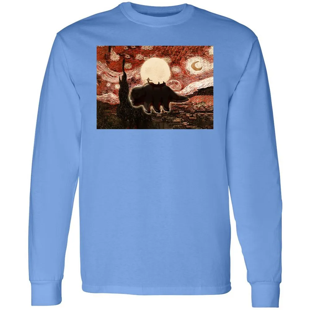 Long Sleeve T-Shirt - ZGB5KKC9 - Carolina Blue - 2