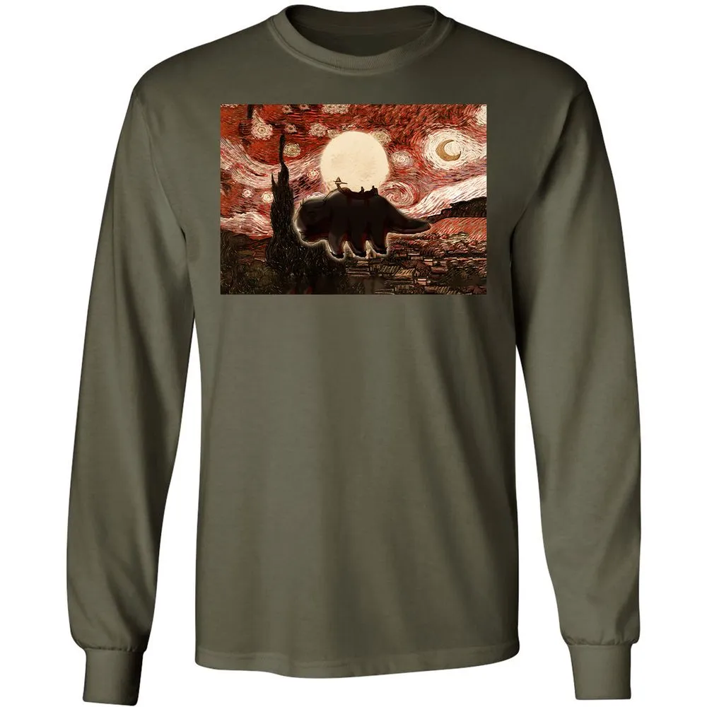 Long Sleeve T-Shirt - ZGB5KKC9 - Military Green - 7