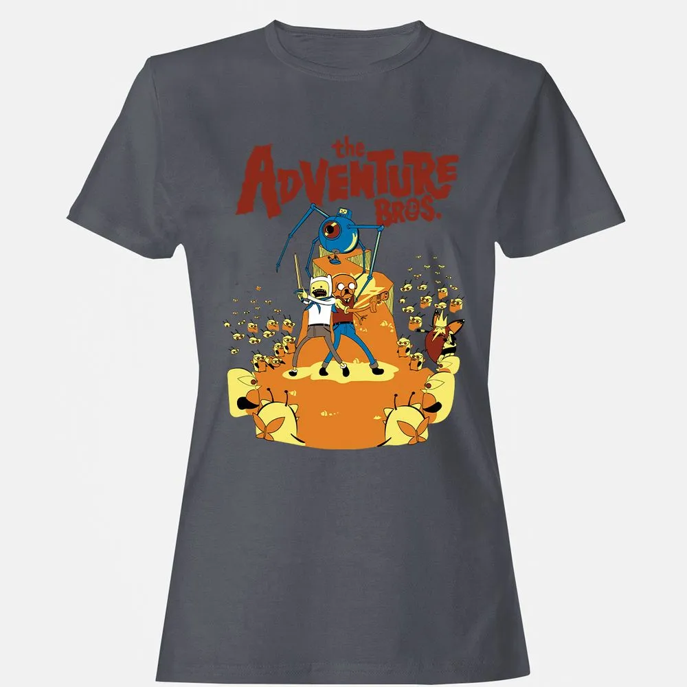 Women's T-Shirt - MDEBCR41 - Dark Heather - 5