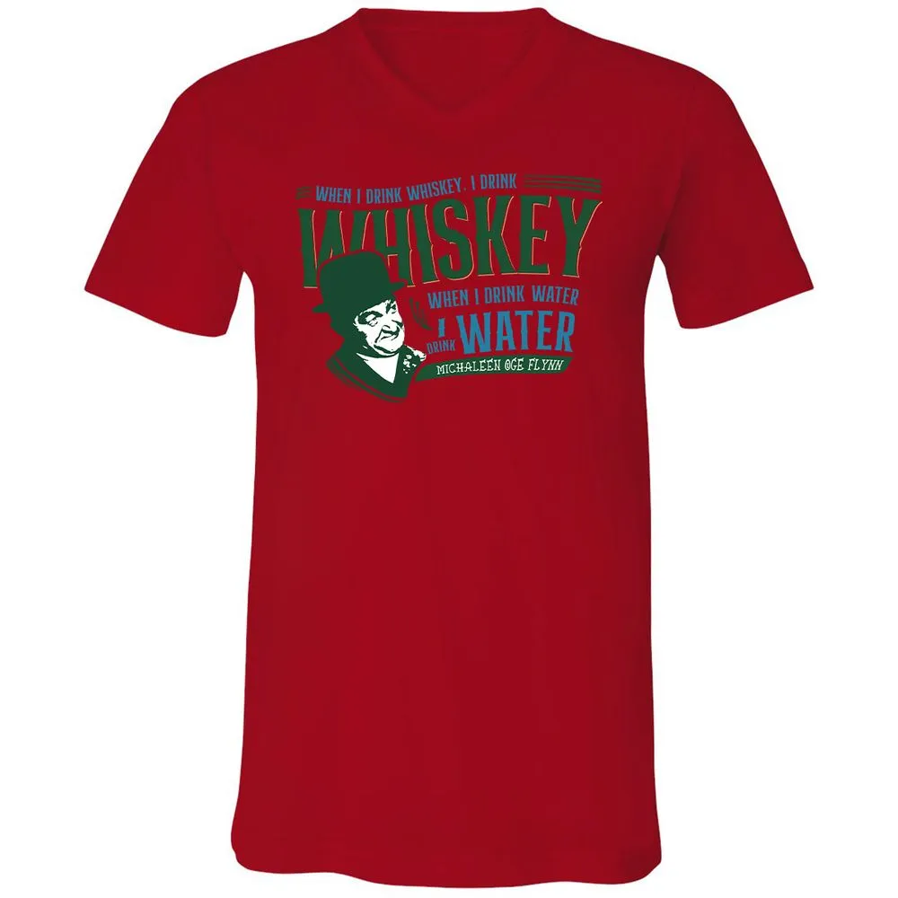 Unisex V-Neck T-Shirt - 3GAGTGXW - Red - 3