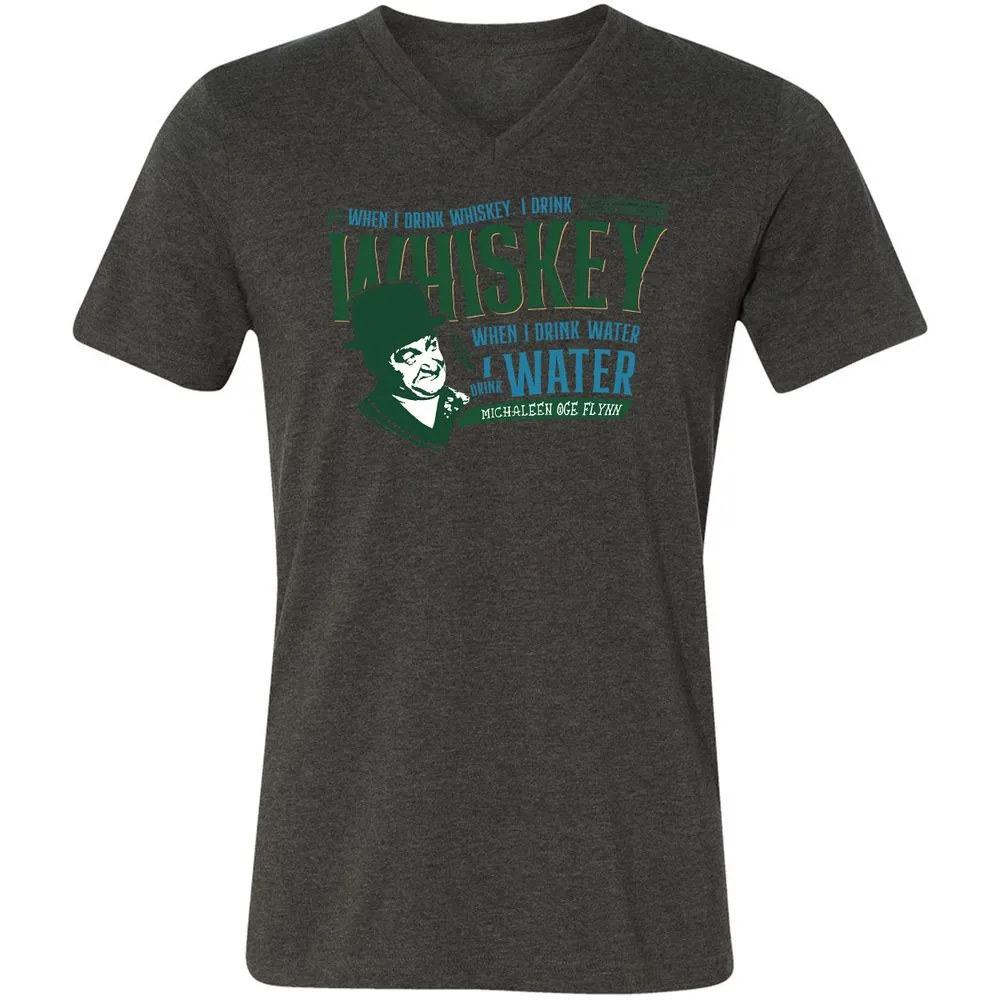 Unisex V-Neck T-Shirt - 3GAGTGXW - Dark Grey Heather - 8