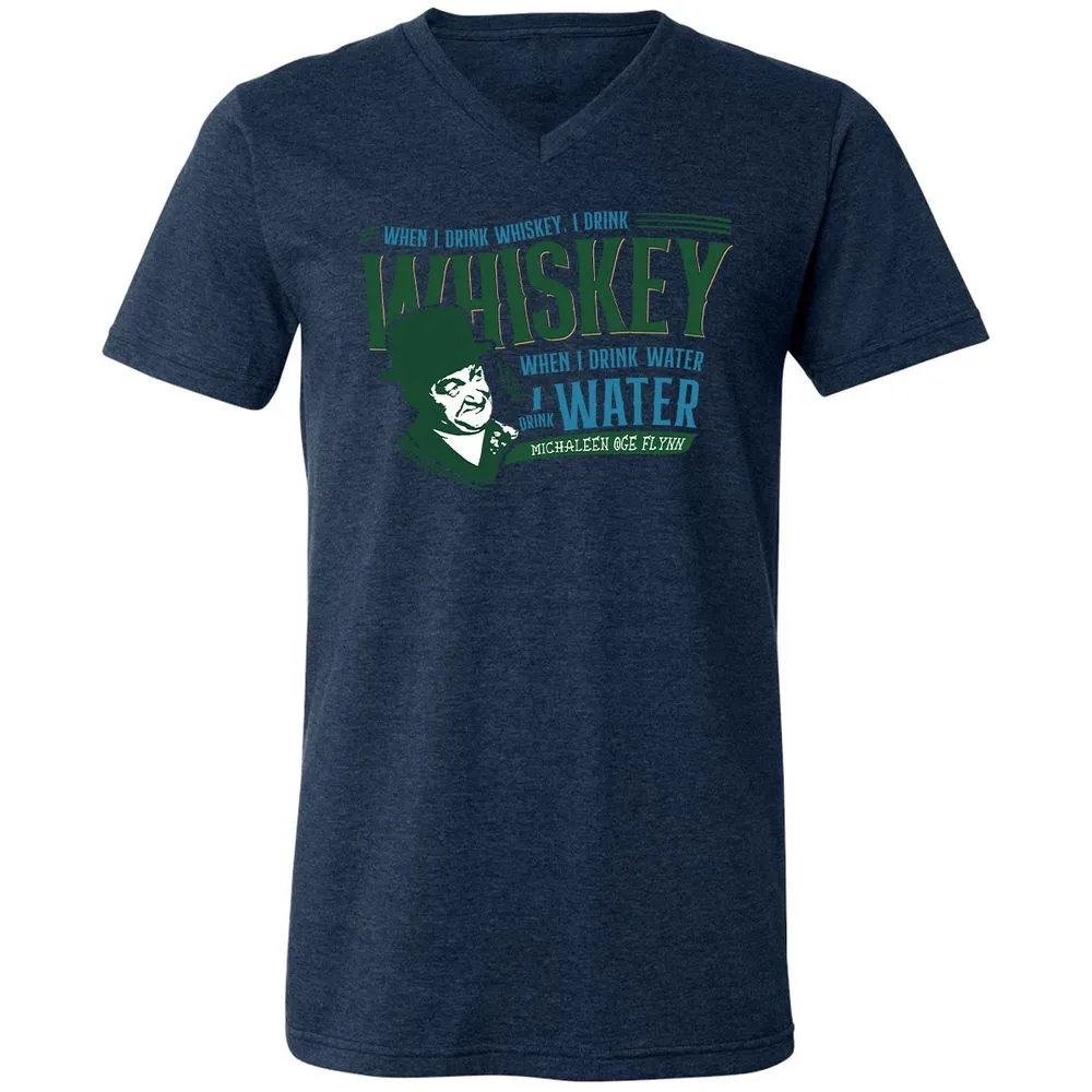 Unisex V-Neck T-Shirt - 3GAGTGXW - Heather Navy - 15