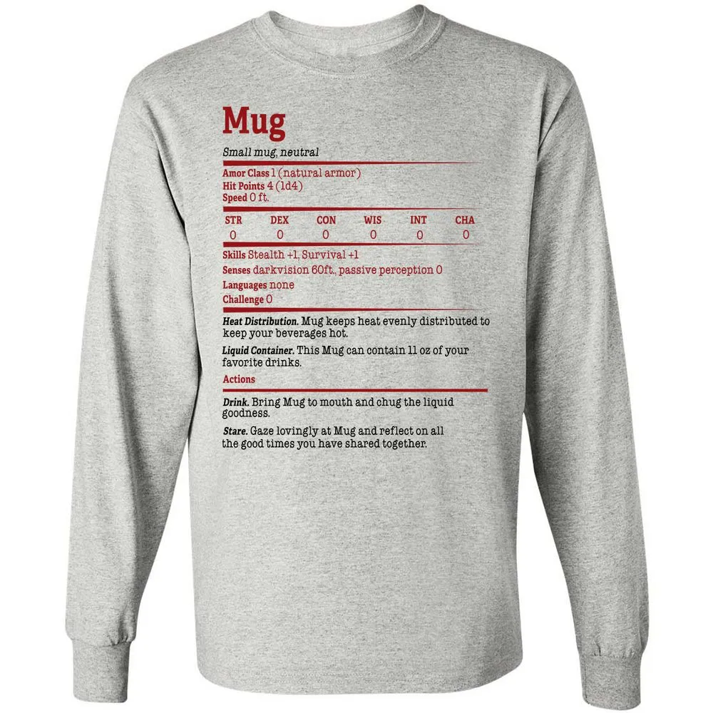 Long Sleeve T-Shirt - 72F8WKSM - Ash - 5