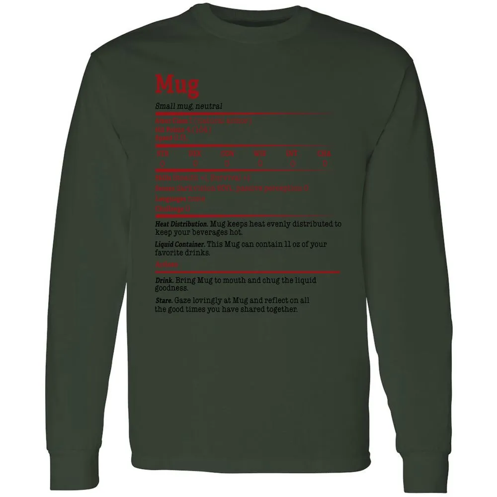 Long Sleeve T-Shirt - 72F8WKSM - Forest Green - 8