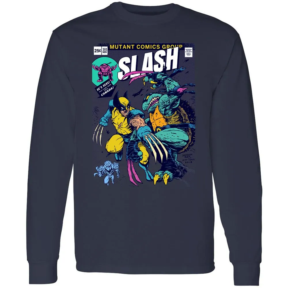 Long Sleeve T-Shirt - 43VRKSCS - Navy - 12