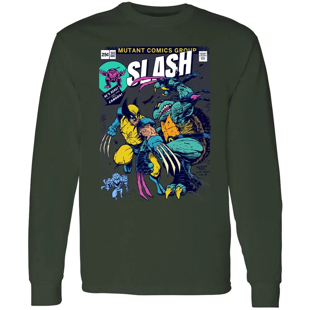 Long Sleeve T-Shirt - 43VRKSCS - Forest Green - 8