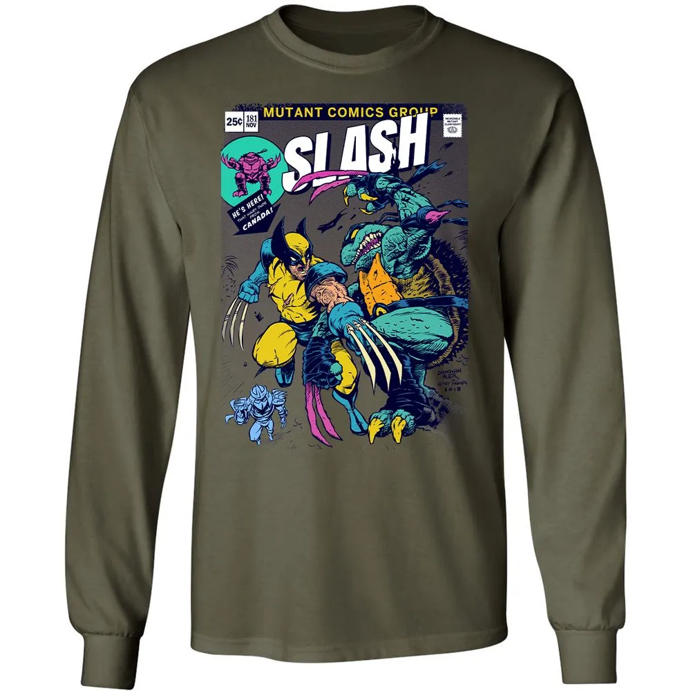 Long Sleeve T-Shirt - 43VRKSCS - Military Green - 7