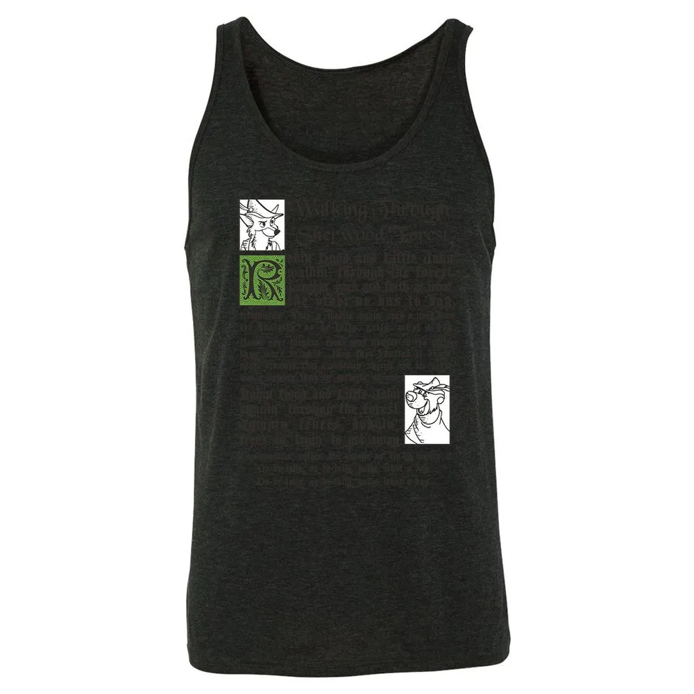 Unisex Jersey Tank - 41MW3R7J - Charcoal Black Triblend - 5