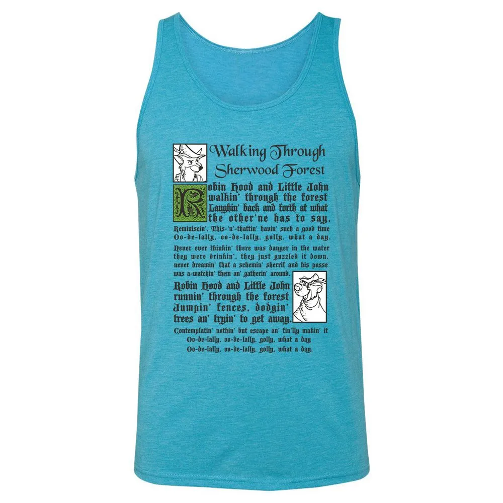 Unisex Jersey Tank - 41MW3R7J - Aqua Triblend - 3
