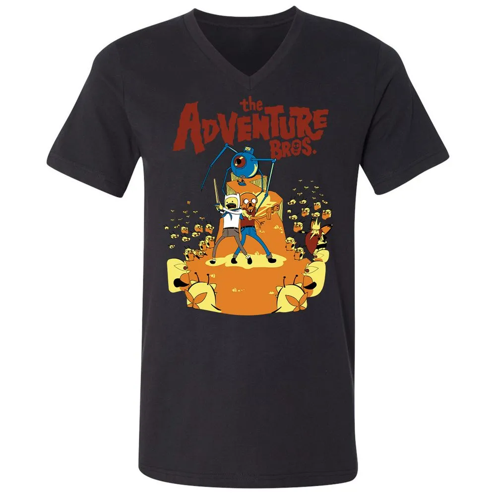 Unisex V-Neck T-Shirt - 6MTN8LAS - Black - 16