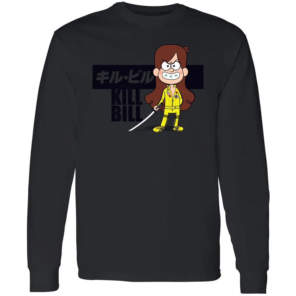 Long Sleeve T-Shirt - AZZCV97V - Black - 16
