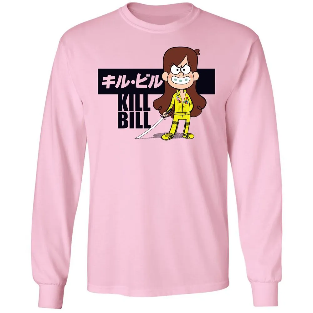 Long Sleeve T-Shirt - AZZCV97V - Light Pink - 3