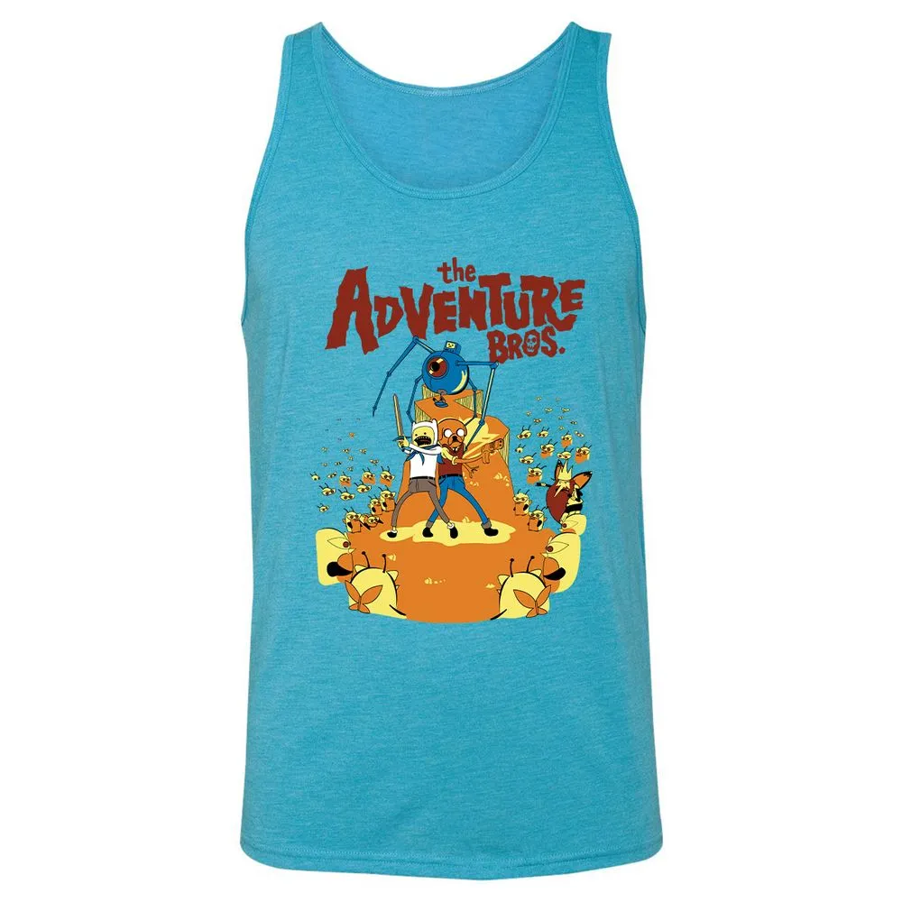 Unisex Jersey Tank - NHX4UYNX - Aqua Triblend - 3