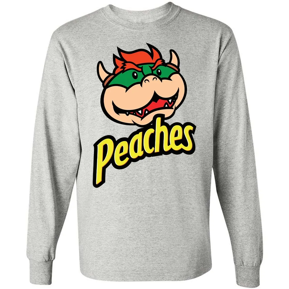 Long Sleeve T-Shirt - 8ZCTH6AK - Ash - 5
