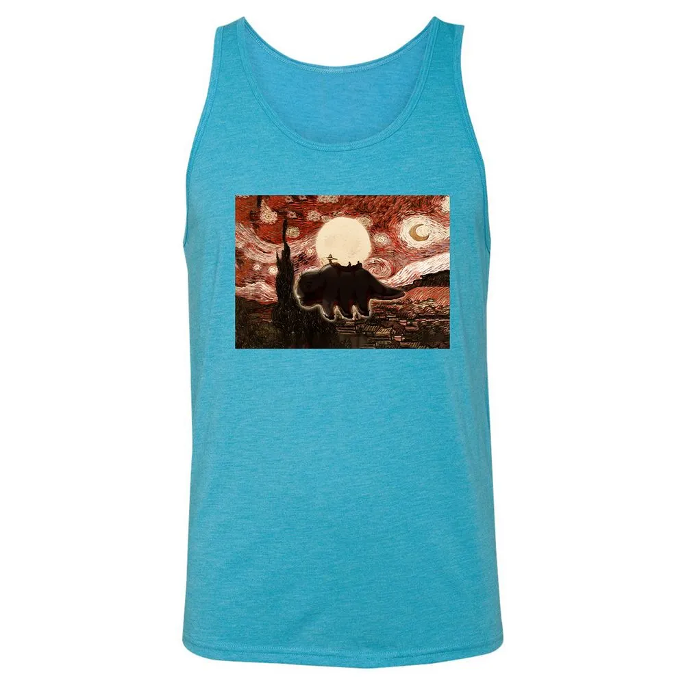 Unisex Jersey Tank - QLCYV8T3 - Aqua Triblend - 3