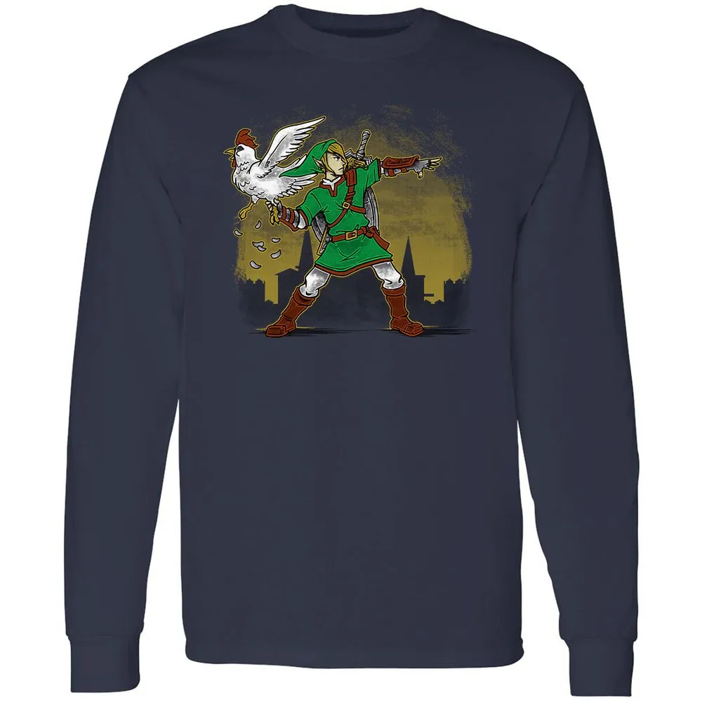 Long Sleeve T-Shirt - E6NVD2U5 - Navy - 12