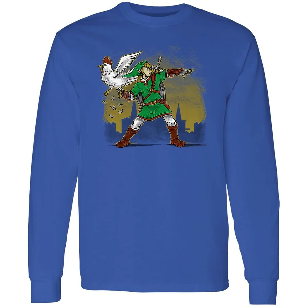 Long Sleeve T-Shirt - E6NVD2U5 - Royal - 4