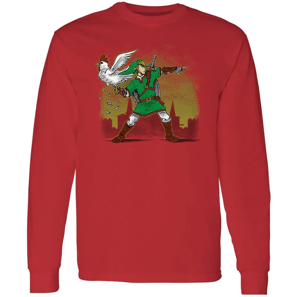 Long Sleeve T-Shirt - E6NVD2U5 - Red - 14