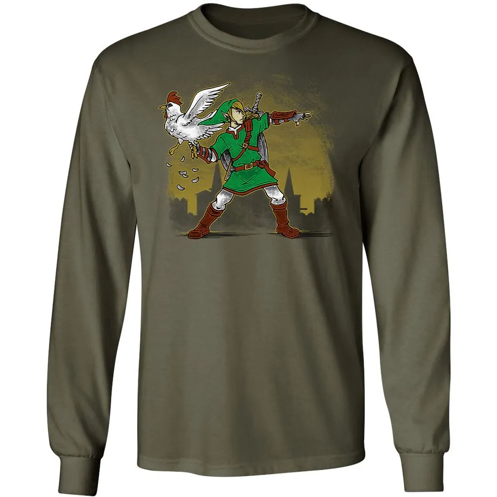 Long Sleeve T-Shirt - E6NVD2U5 - Military Green - 7