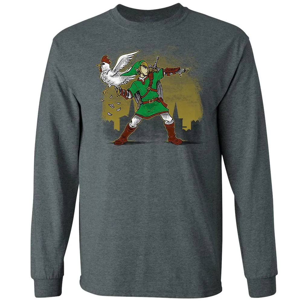 Long Sleeve T-Shirt - E6NVD2U5 - Dark Heather - 15