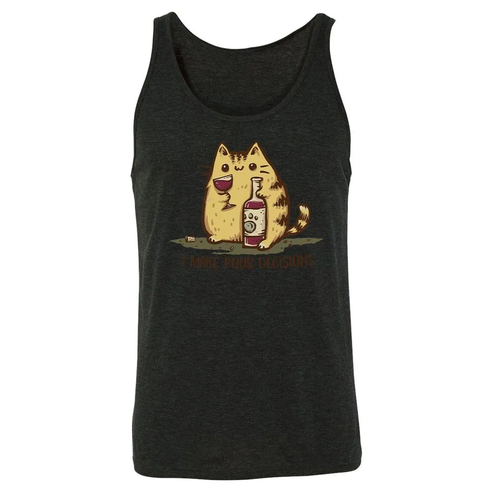 Unisex Jersey Tank - HQC9PR4E - Charcoal Black Triblend - 5