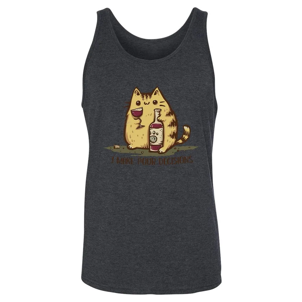 Unisex Jersey Tank - HQC9PR4E - Dark Grey Heather - 6