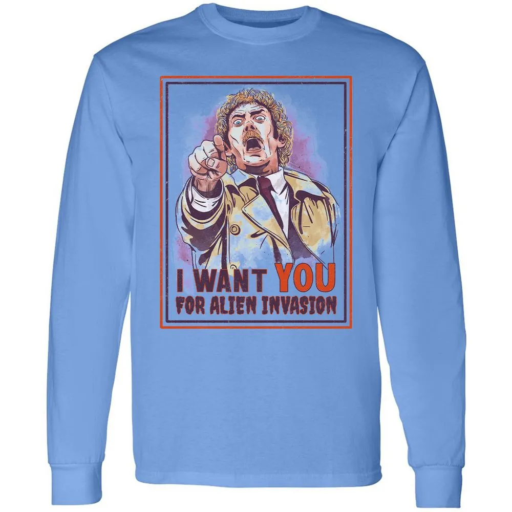 Long Sleeve T-Shirt - 4XFCPS8T - Carolina Blue - 2