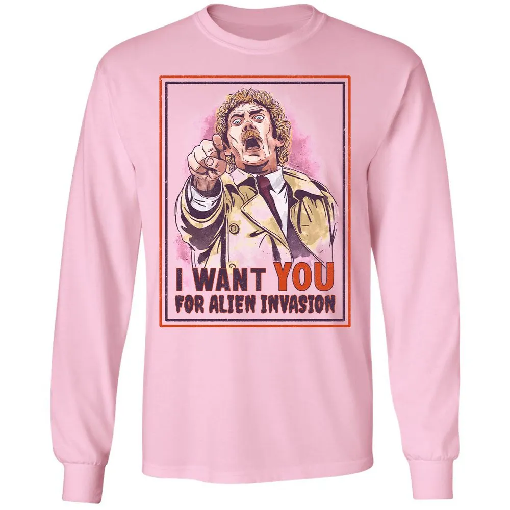 Long Sleeve T-Shirt - 4XFCPS8T - Light Pink - 3