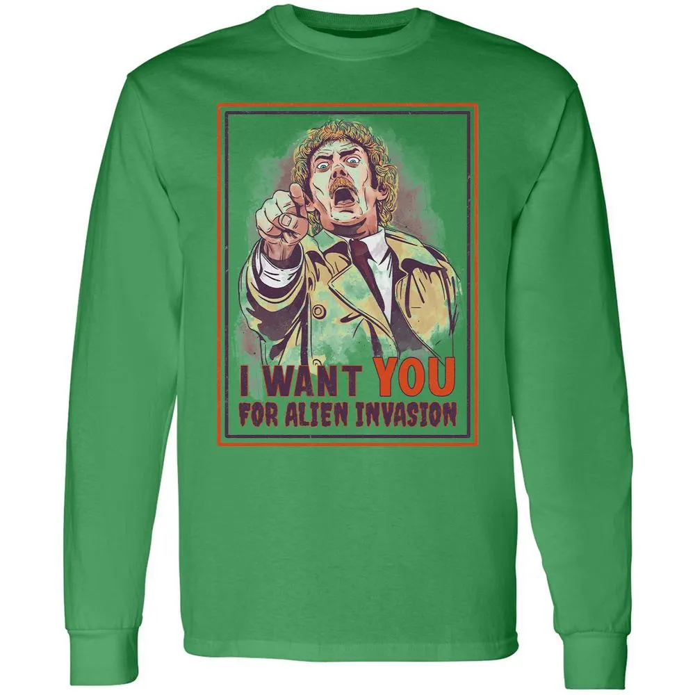 Long Sleeve T-Shirt - 4XFCPS8T - Irish Green - 10